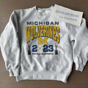 2023 University of Michigan Wolverines National Championship Football Sweatshirt
